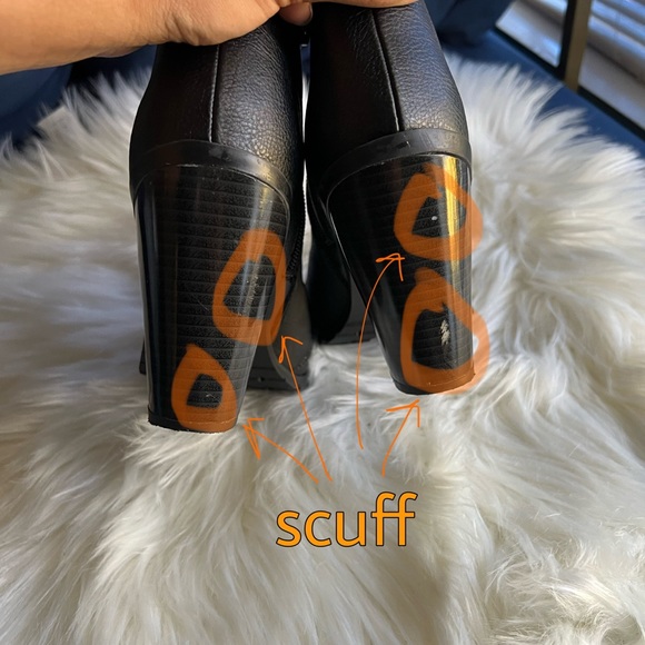 â¨DONATED⨠// Black zipper booties - Picture 8 of 12